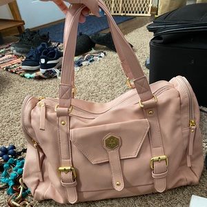 Soft leather light pink purse